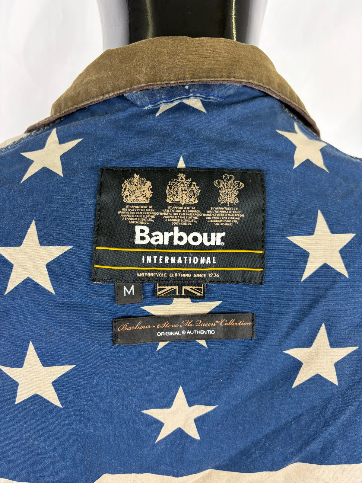 Giacca Barbour International Steve Mc Queen Medium-Man Washington International Wax Jacket M