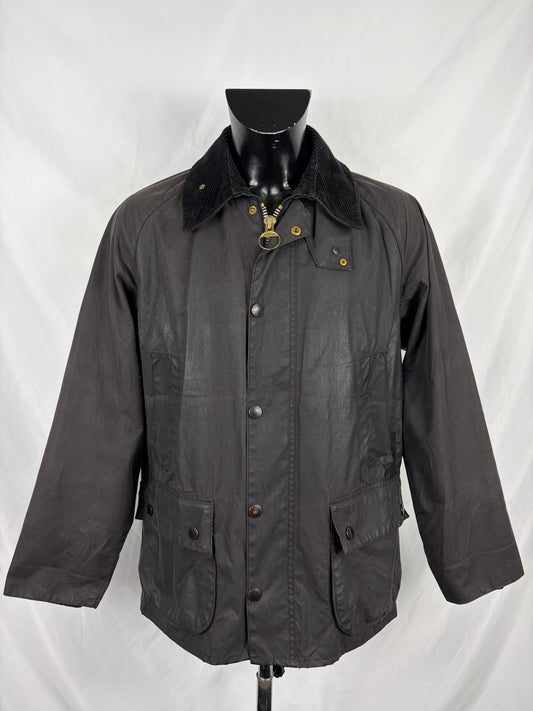 Barbour Vintage Giacca Bedale nero C40/102 CM - Black Bedale wax man jacket Size Medium