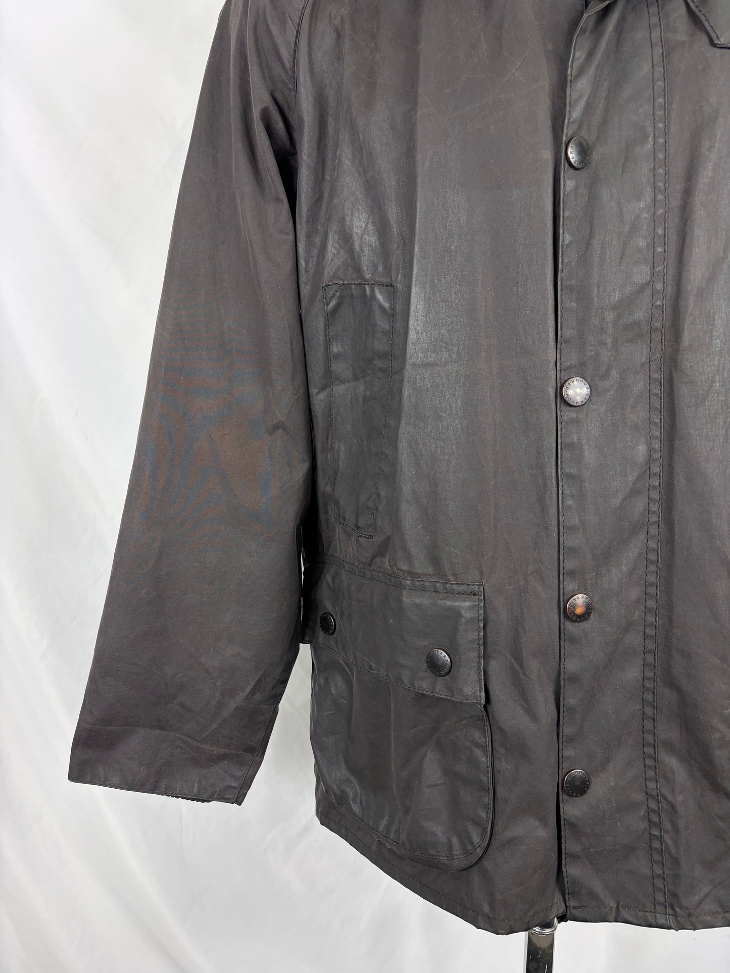 Barbour Vintage Giacca Bedale nero C40/102 CM - Black Bedale wax man jacket Size Medium