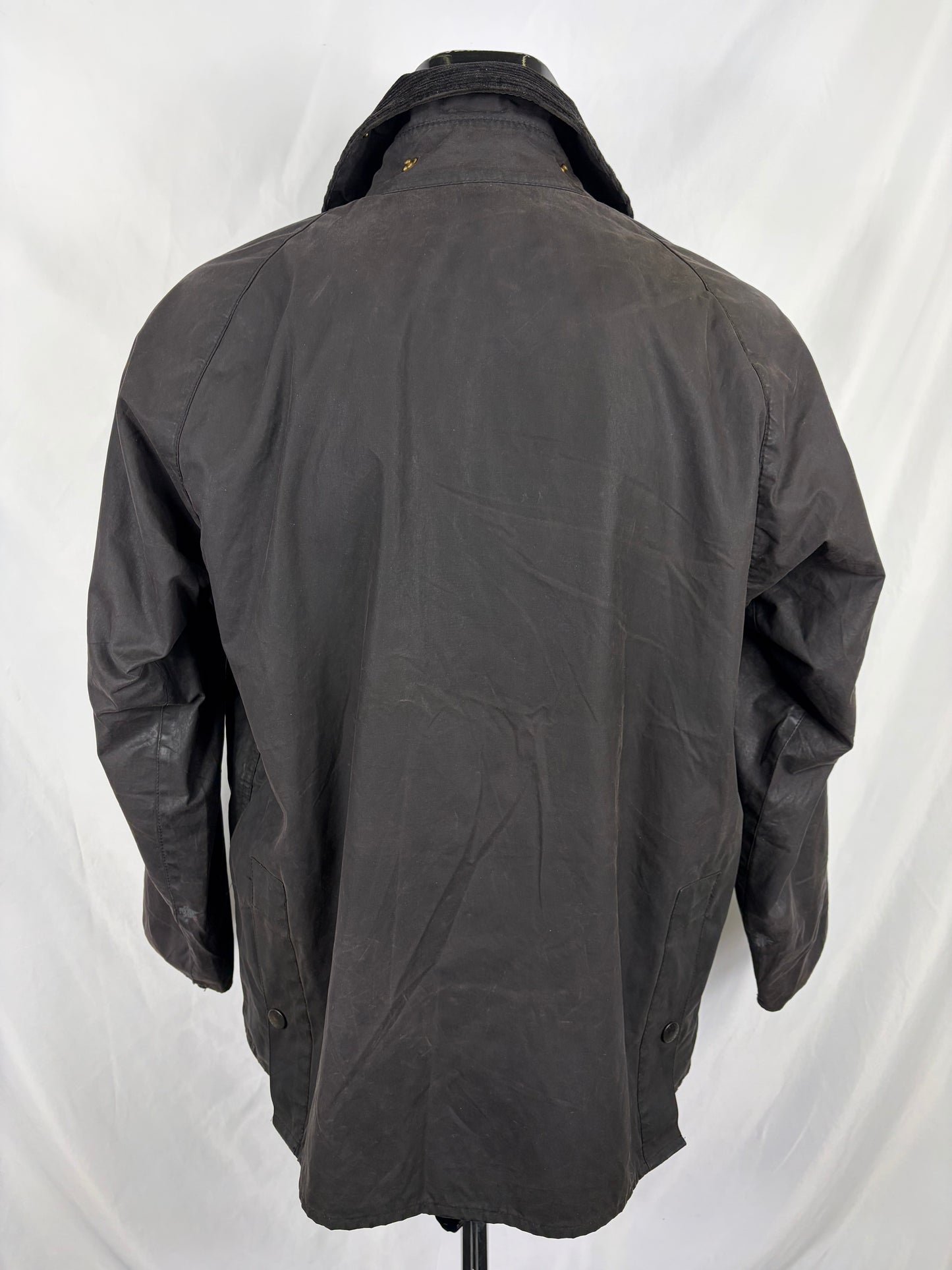 Barbour Vintage Giacca Bedale nero C40/102 CM - Black Bedale wax man jacket Size Medium