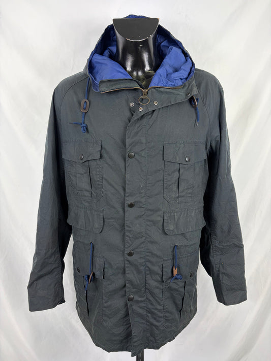 Giacca Barbour Blu Cavendish da uomo Large -Man Navy Cavendish Jacket size Large