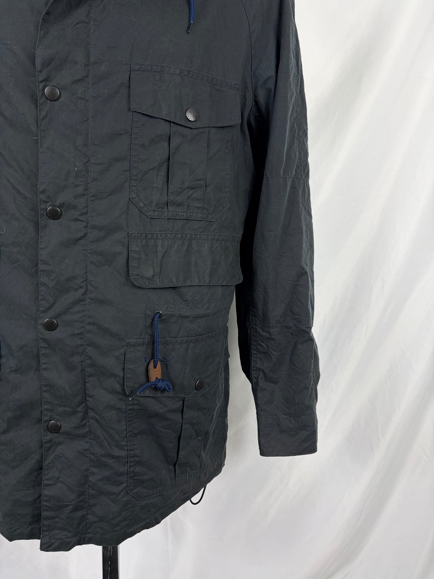 Giacca Barbour Blu Cavendish da uomo Large -Man Navy Cavendish Jacket size Large