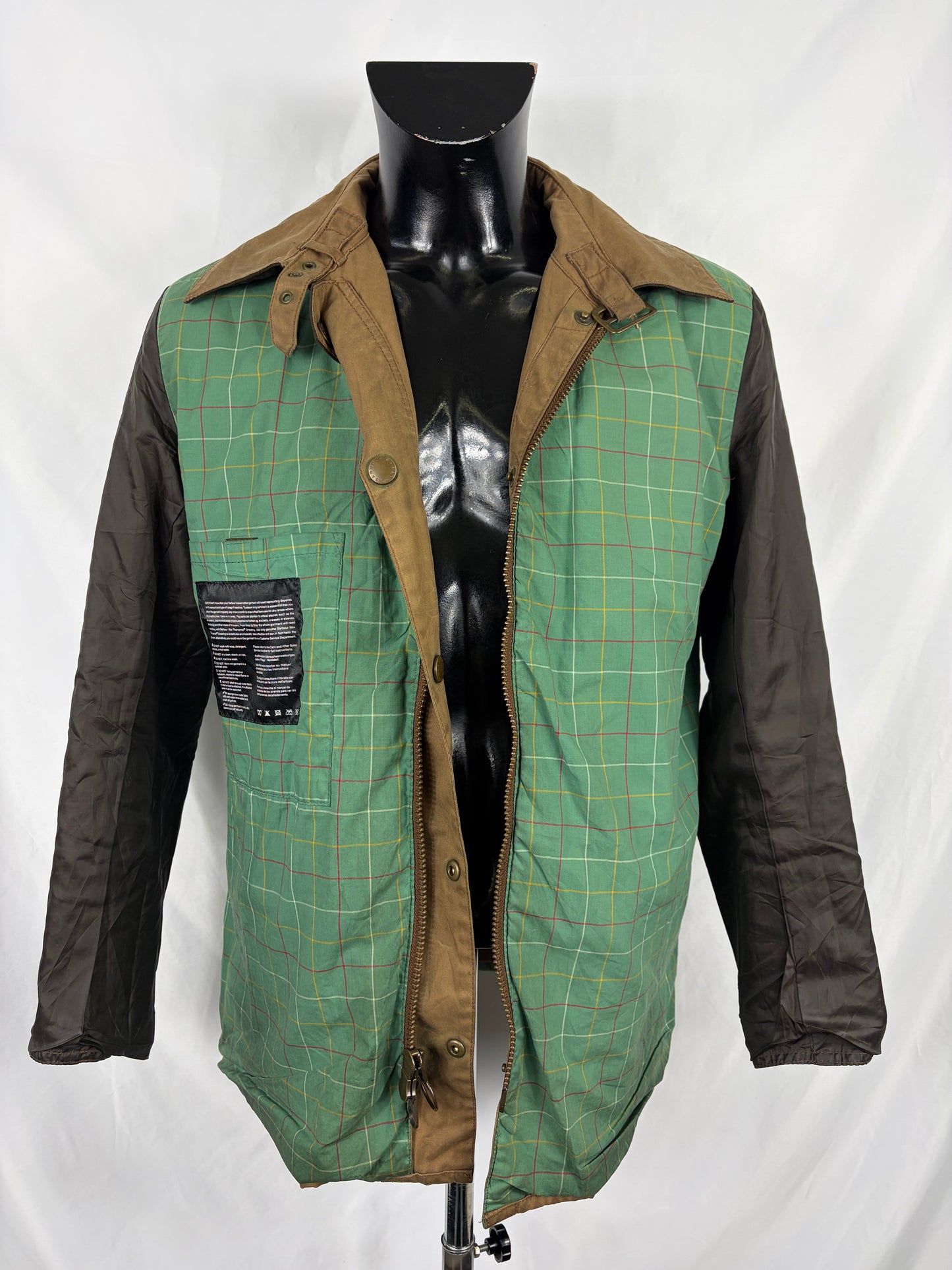 Barbour Giacca Uomo Lee Beige Medium - Man Wax Lee Brown jacket Size Medium