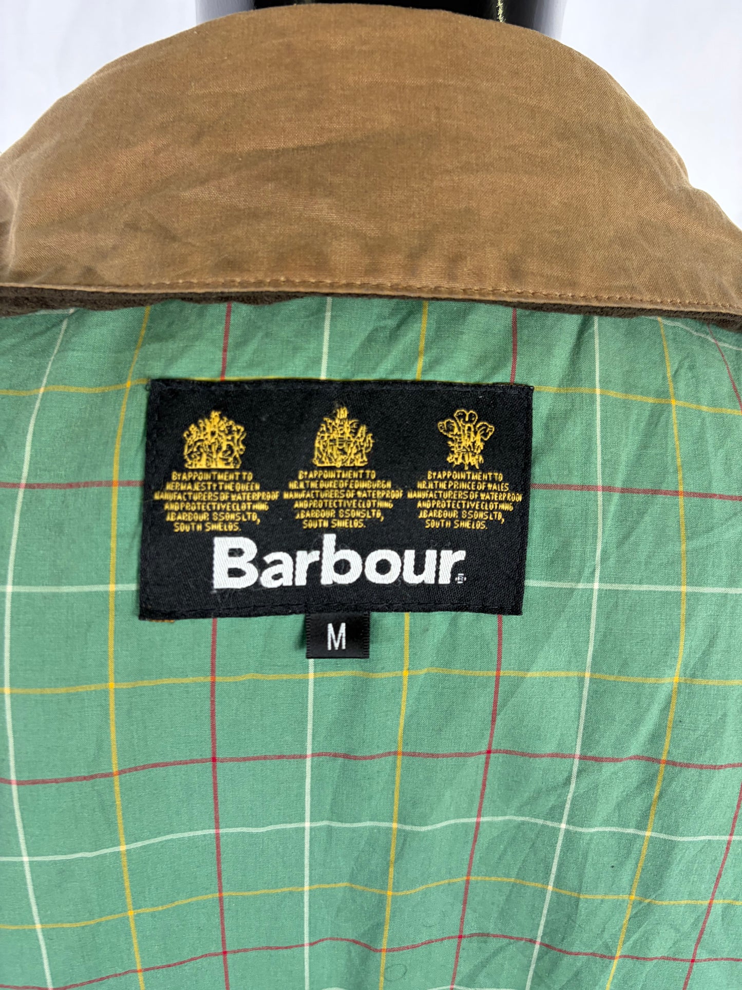 Barbour Giacca Uomo Lee Beige Medium - Man Wax Lee Brown jacket Size Medium