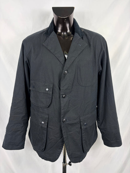 Giacca Barbour x Engineered Garments Blu Medium -Man Navy Wax Upland Jacket size Medium - Shop In London
