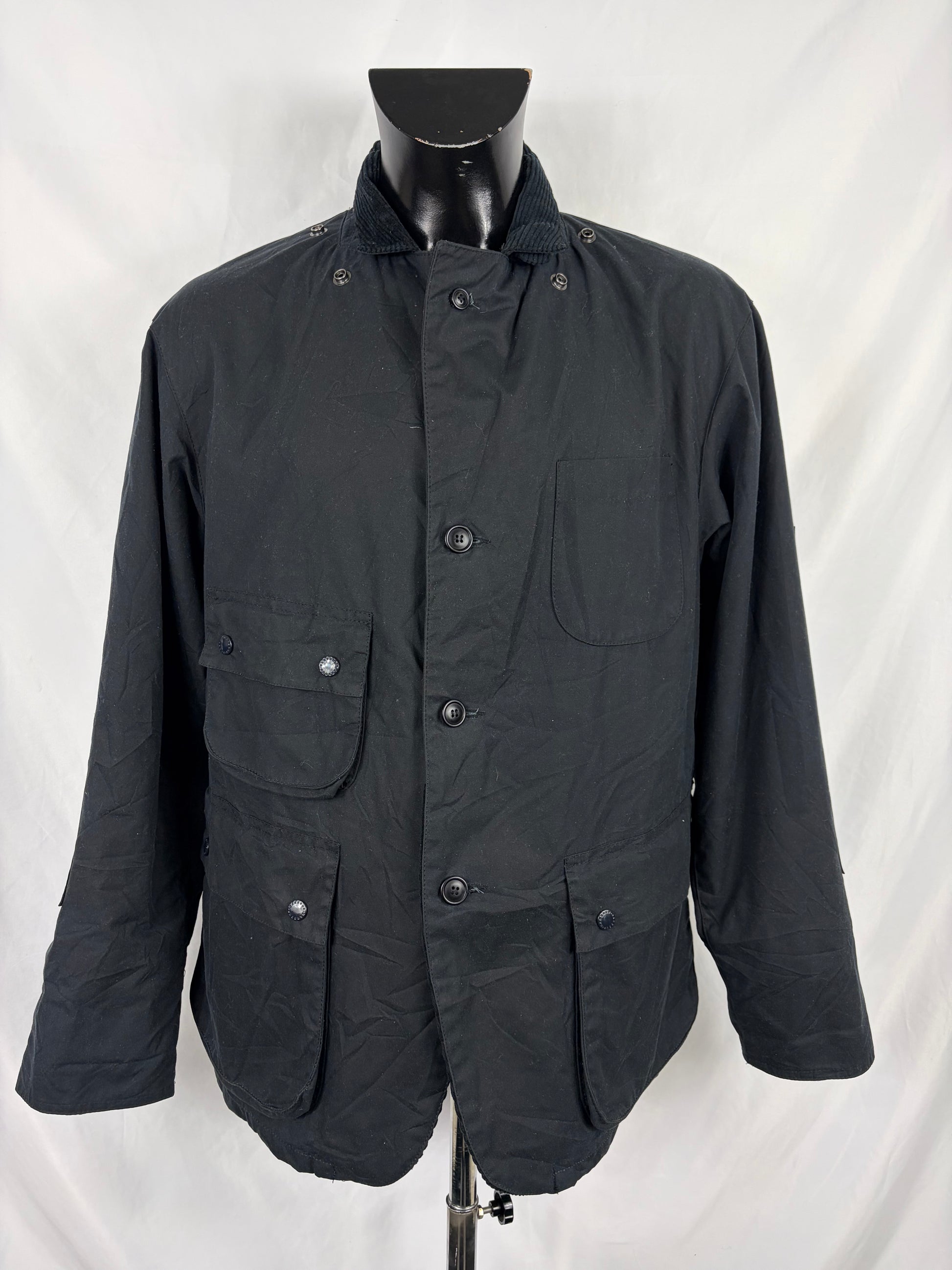 Giacca Barbour x Engineered Garments Blu Medium -Man Navy Wax Upland Jacket size Medium - Shop In London
