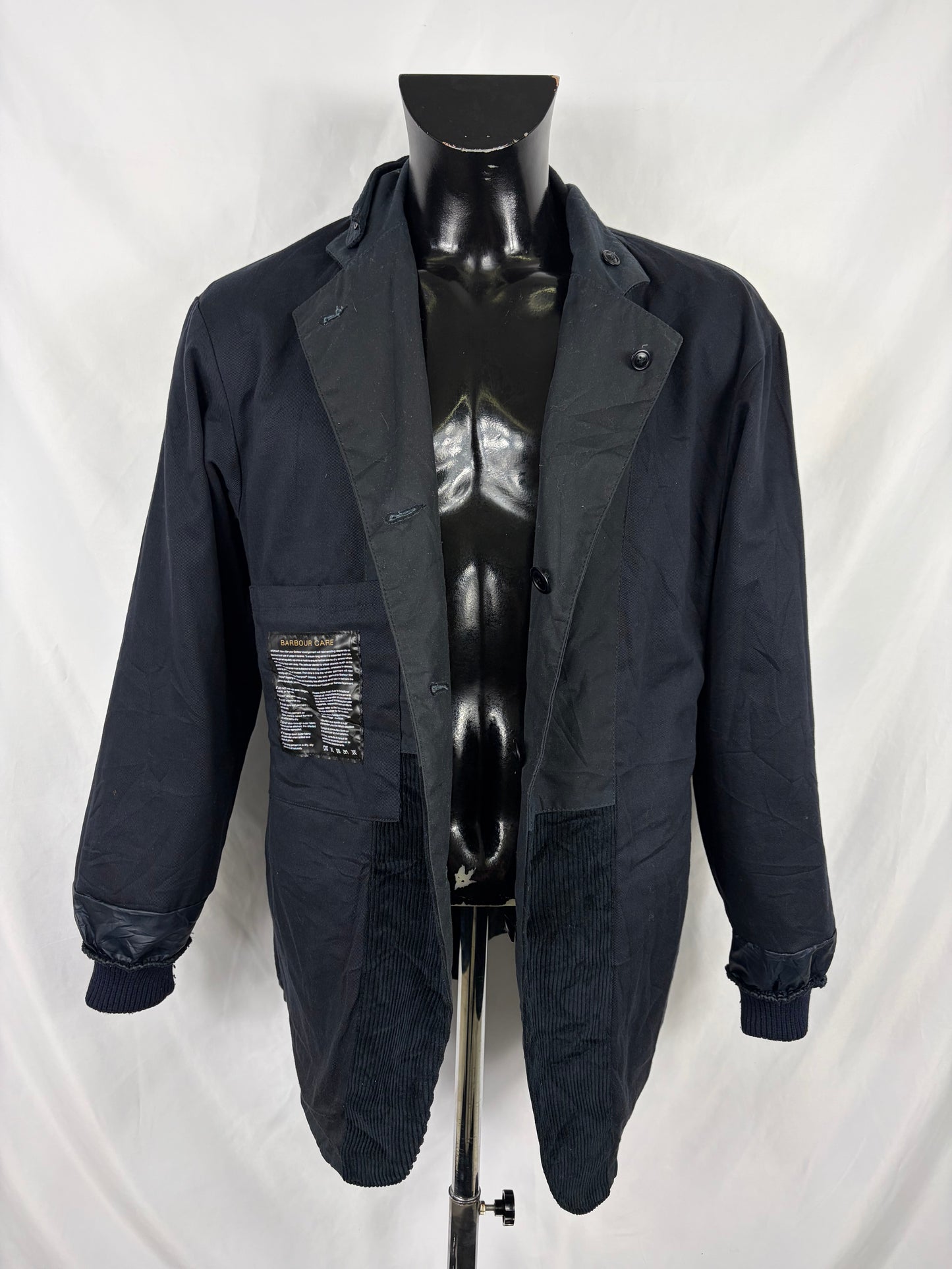 Giacca Barbour x Engineered Garments Blu Medium -Man Navy Wax Upland Jacket size Medium - Shop In London