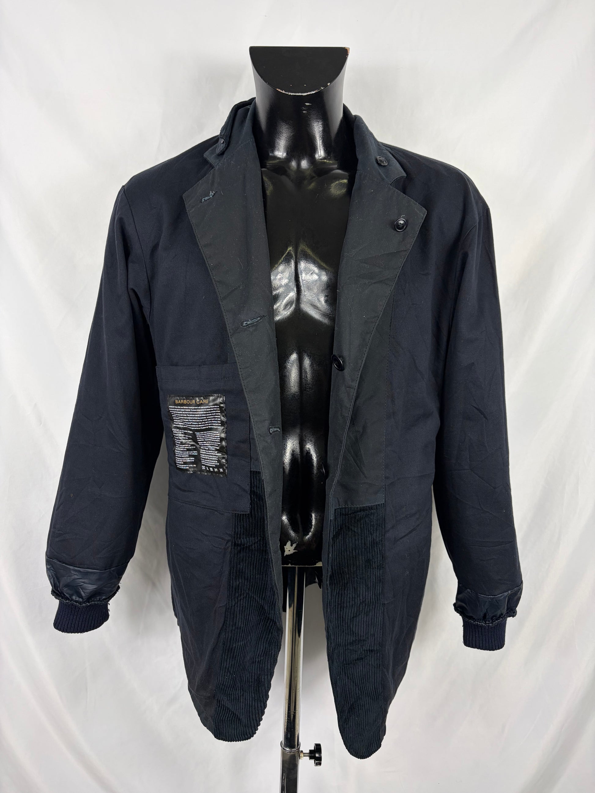 Giacca Barbour x Engineered Garments Blu Medium -Man Navy Wax Upland Jacket size Medium - Shop In London