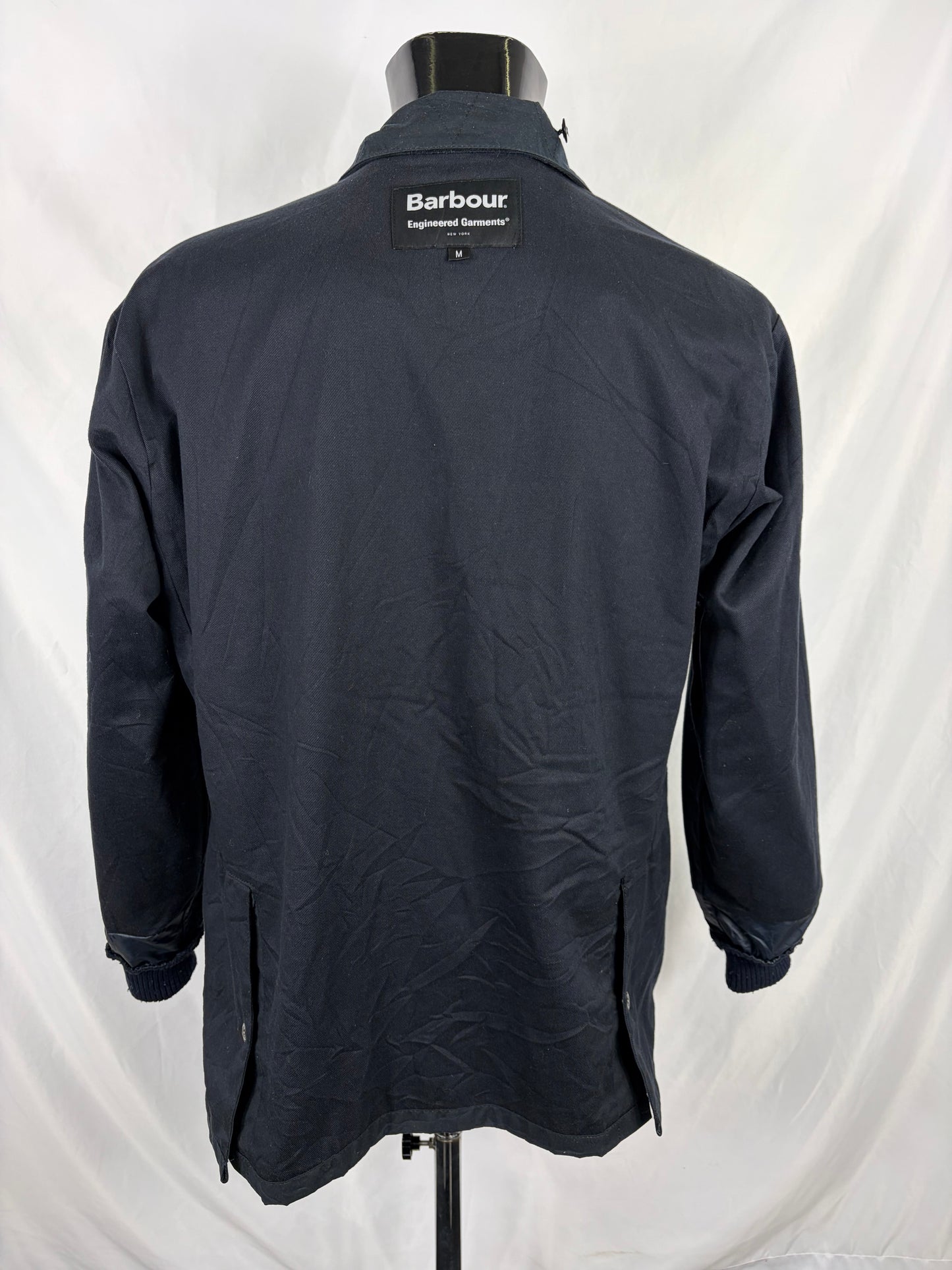 Giacca Barbour x Engineered Garments Blu Medium -Man Navy Wax Upland Jacket size Medium - Shop In London