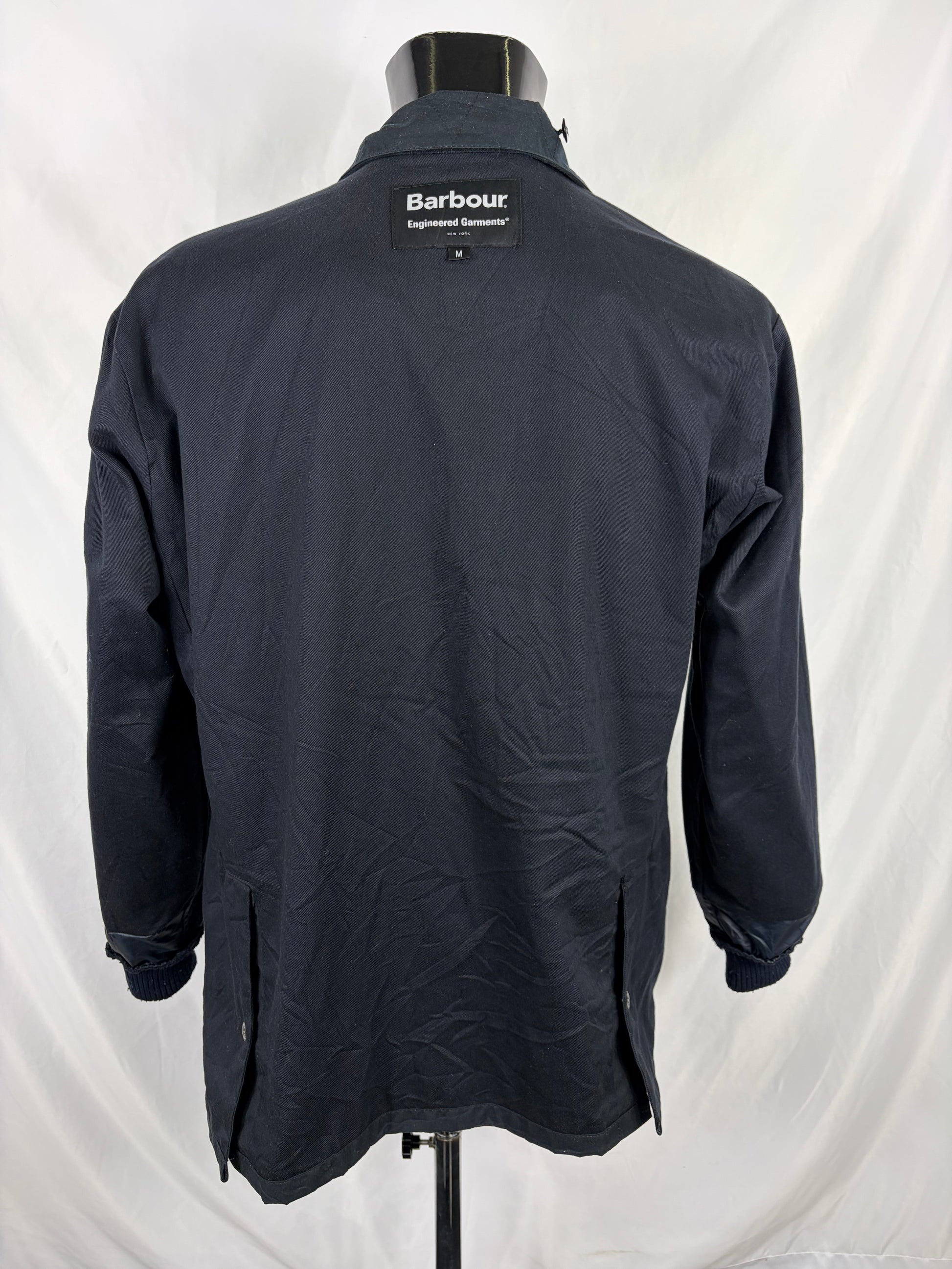 Giacca Barbour x Engineered Garments Blu Medium -Man Navy Wax Upland Jacket size Medium - Shop In London