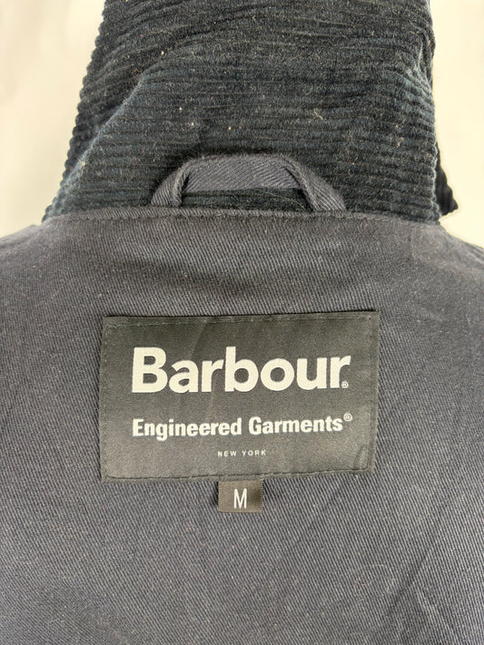 Giacca Barbour x Engineered Garments Blu Medium -Man Navy Wax Upland Jacket size Medium - Shop In London