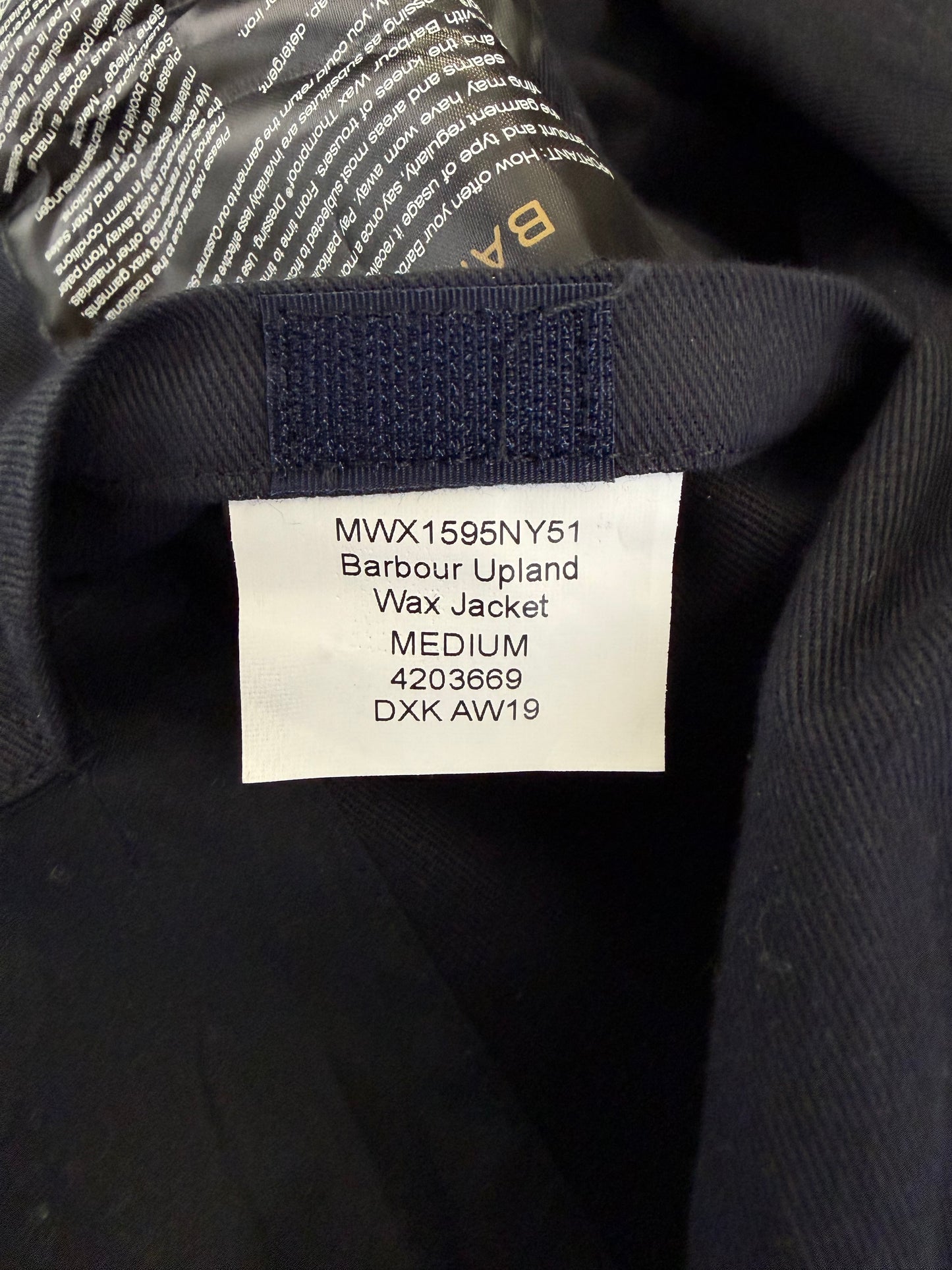 Giacca Barbour x Engineered Garments Blu Medium -Man Navy Wax Upland Jacket size Medium - Shop In London