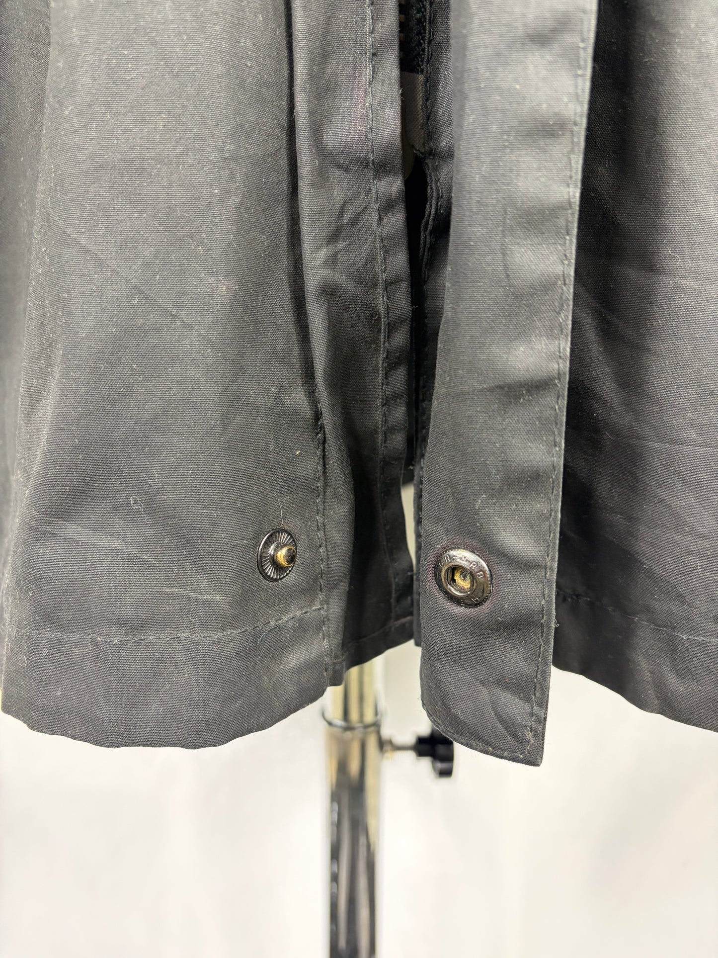 Barbour Giacca uomo nera Large Sapper Jacket Man Black Waxed Sapper Jacket Size L