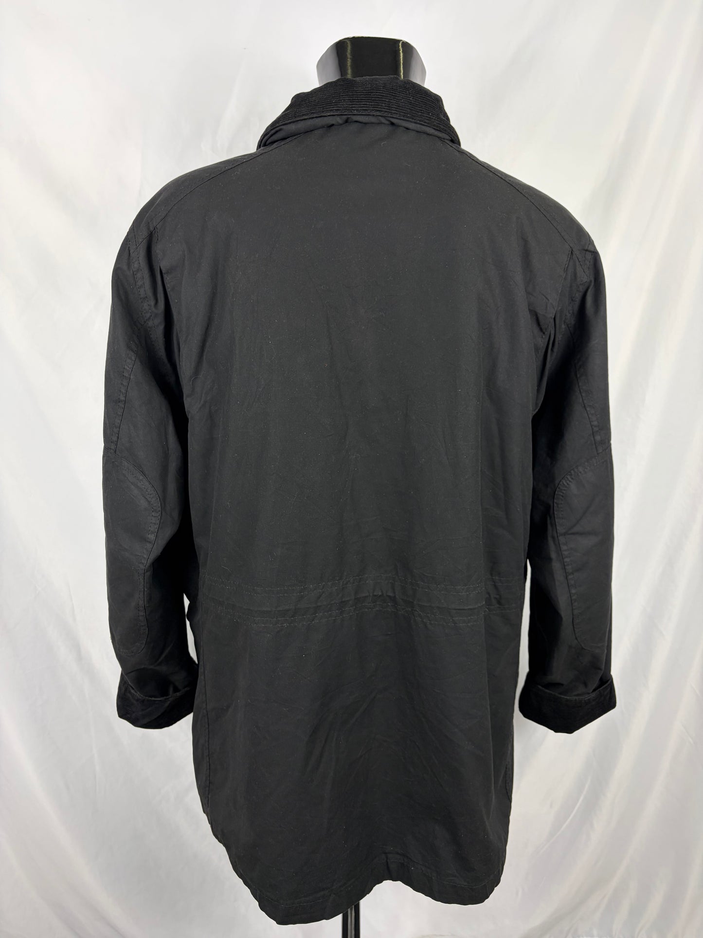 Barbour Giacca uomo nera Large Sapper Jacket Man Black Waxed Sapper Jacket Size L