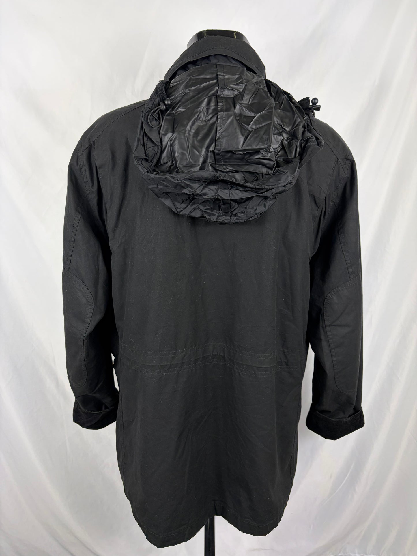 Barbour Giacca uomo nera Large Sapper Jacket Man Black Waxed Sapper Jacket Size L
