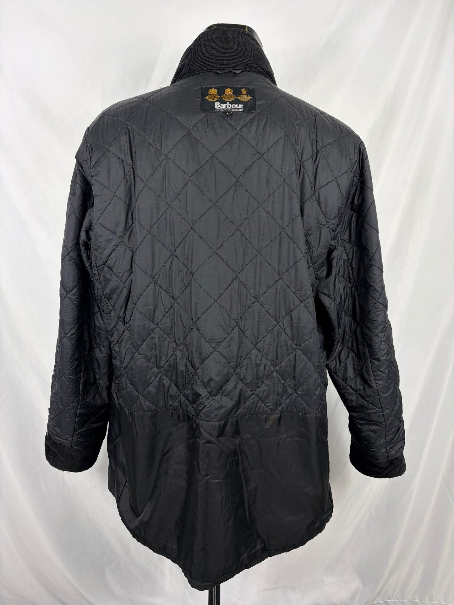 Barbour Giacca uomo nera Large Sapper Jacket Man Black Waxed Sapper Jacket Size L
