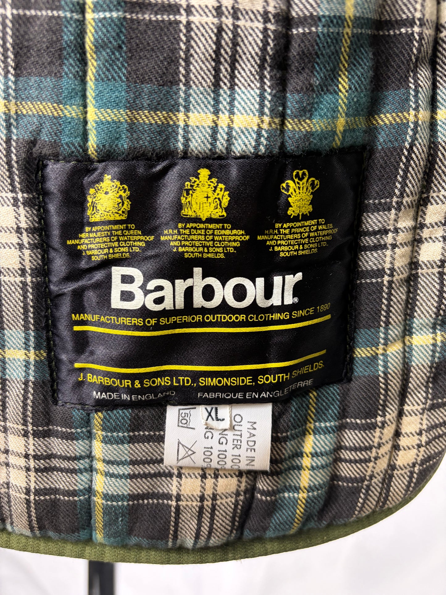 Giacca Barbour Uomo vintage Verde da caccia Xlarge Man Green Pennine Shooting Jacket size XL