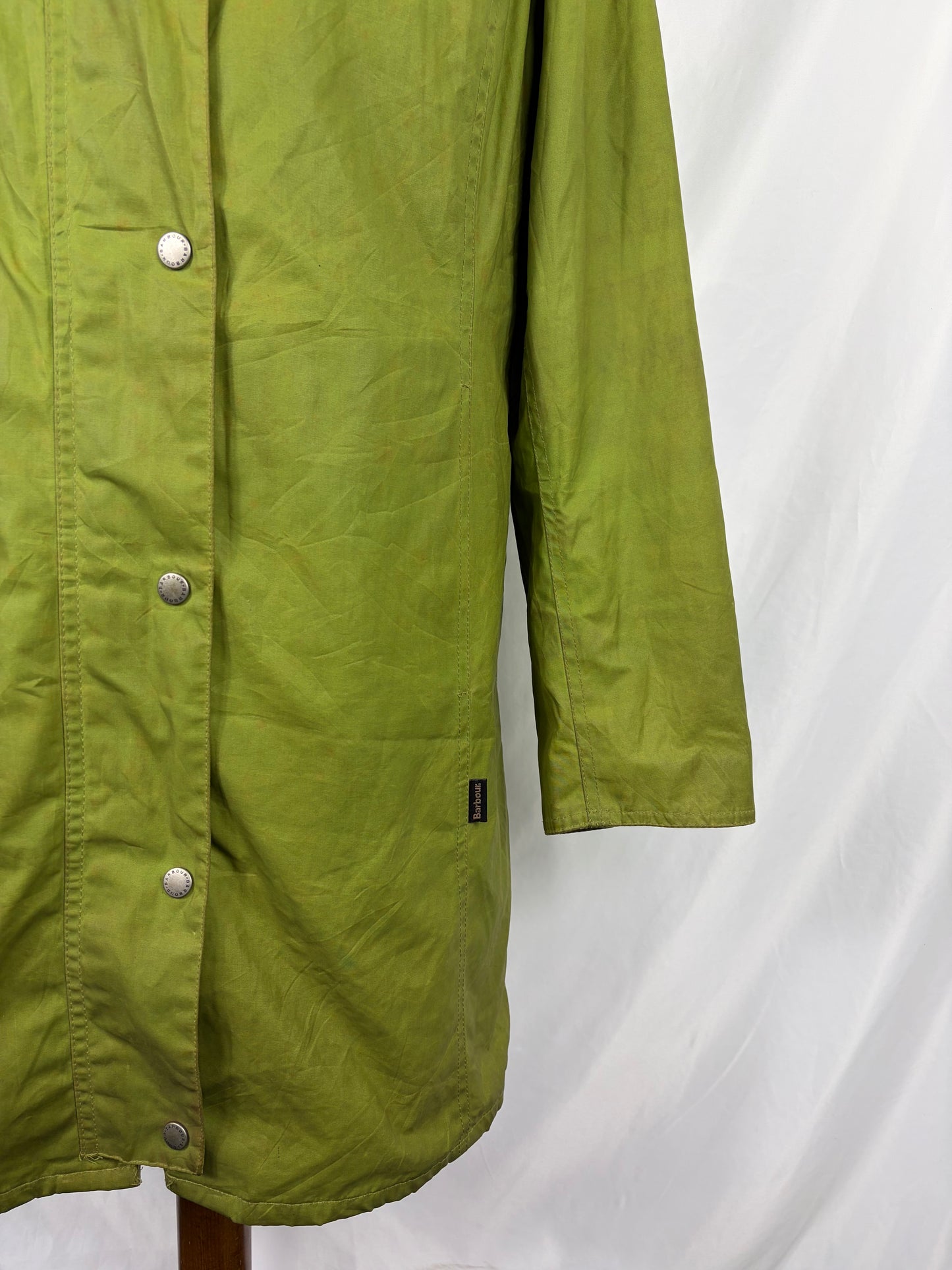 Giacca Barbour Newmarket donna verde UK14 tg. 44 Lady Green Newmarket jacket Size Uk14