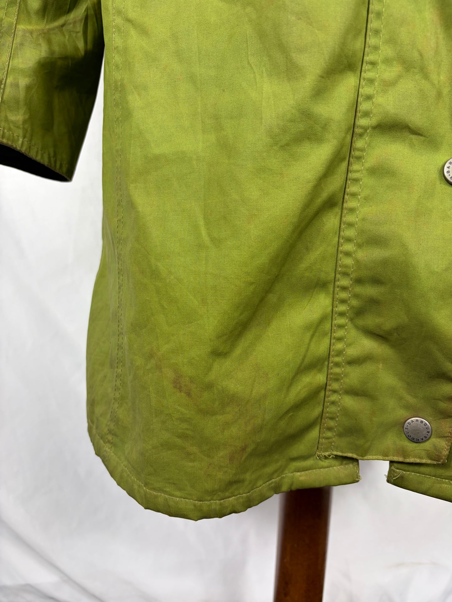 Giacca Barbour Newmarket donna verde UK14 tg. 44 Lady Green Newmarket jacket Size Uk14