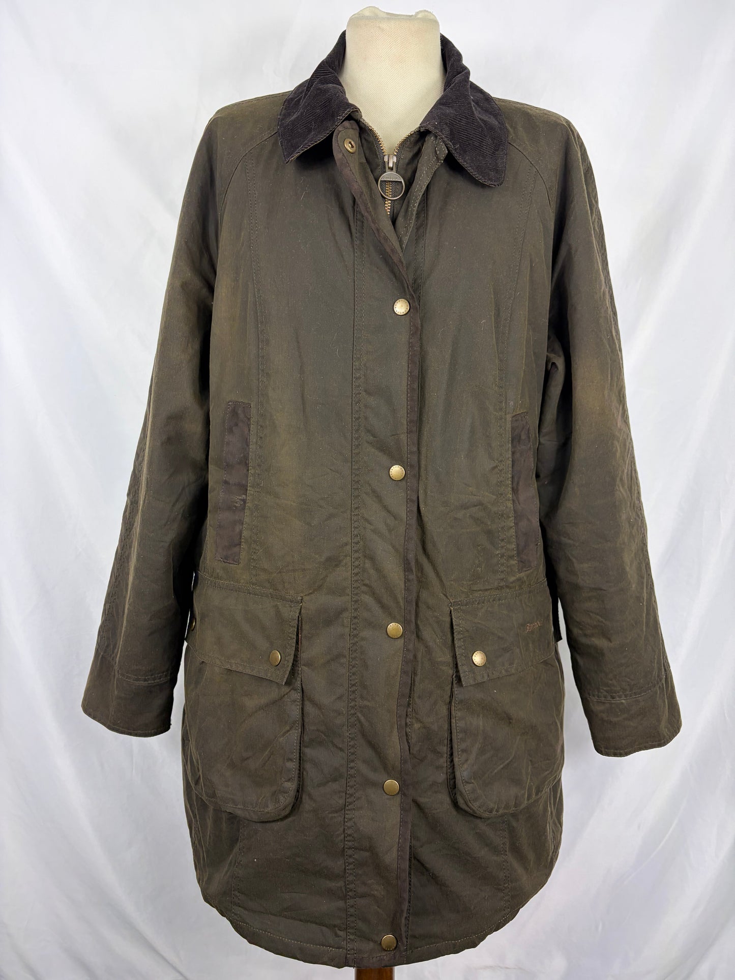 Giacca Barbour Bower Wax Jacket verde Uk20 tg.50 ita - Bower Wax Jacket Green size Uk20