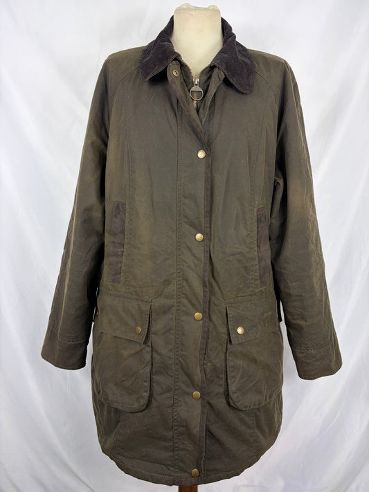 Giacca Barbour Bower Wax Jacket verde Uk20 tg.50 ita - Bower Wax Jacket Green size Uk20