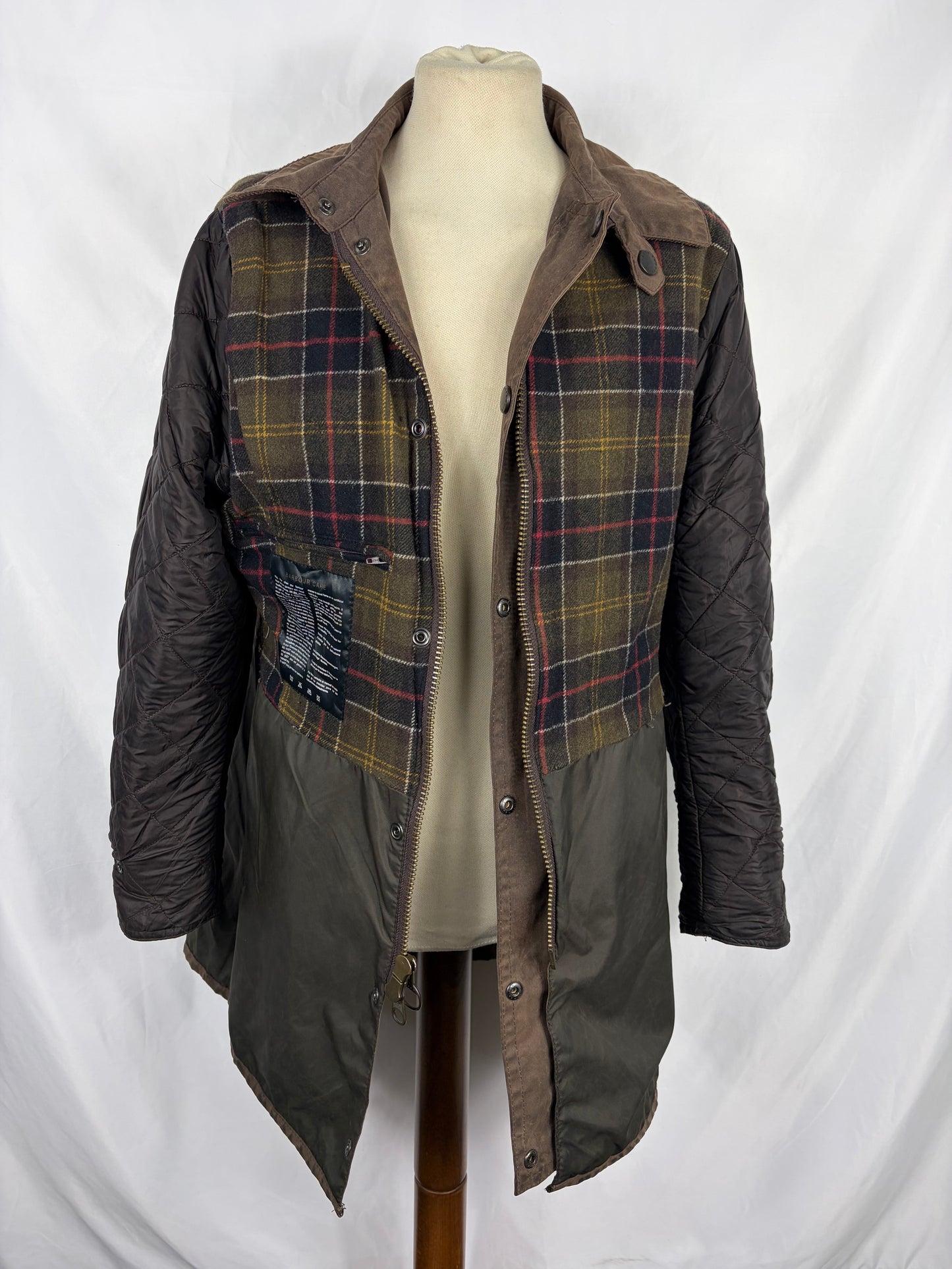 Giacca Barbour Newmarket donna marrone UK12 M Lady Brown Newmarket jacket Size Uk12