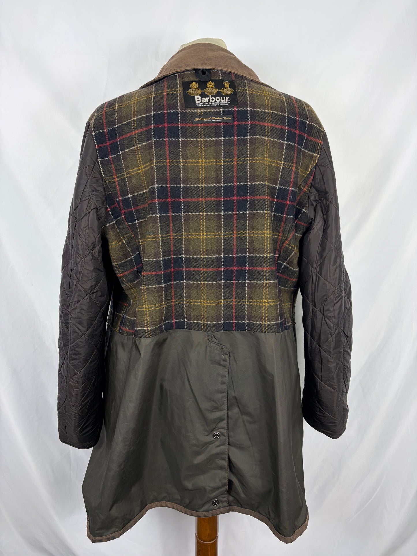 Giacca Barbour Newmarket donna marrone UK12 M Lady Brown Newmarket jacket Size Uk12