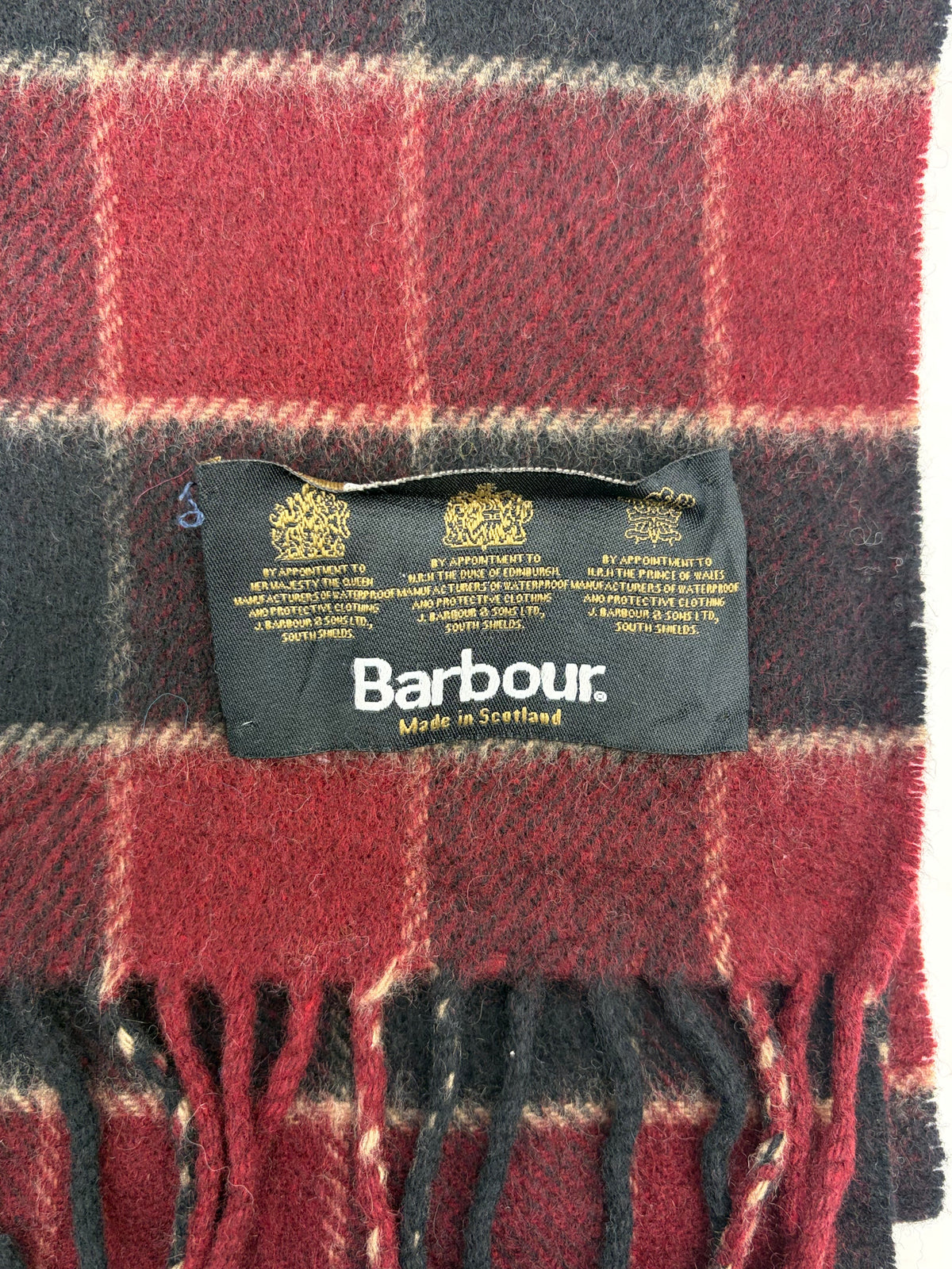 Sciarpa Barbour in lana