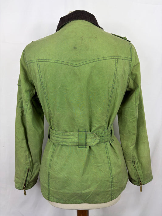 Giacca Barbour International Donna Verde Small UK10-Lady International Union Jack jacket UK10 Small - Shop In London