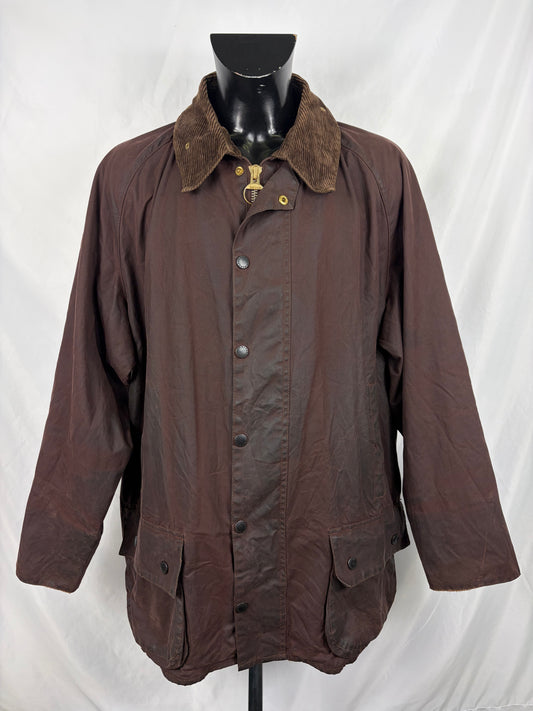 Barbour Giacca Beaufort vintage marrone C50/127cm Brown Wax Beaufort jacket Size XXL - Shop In London