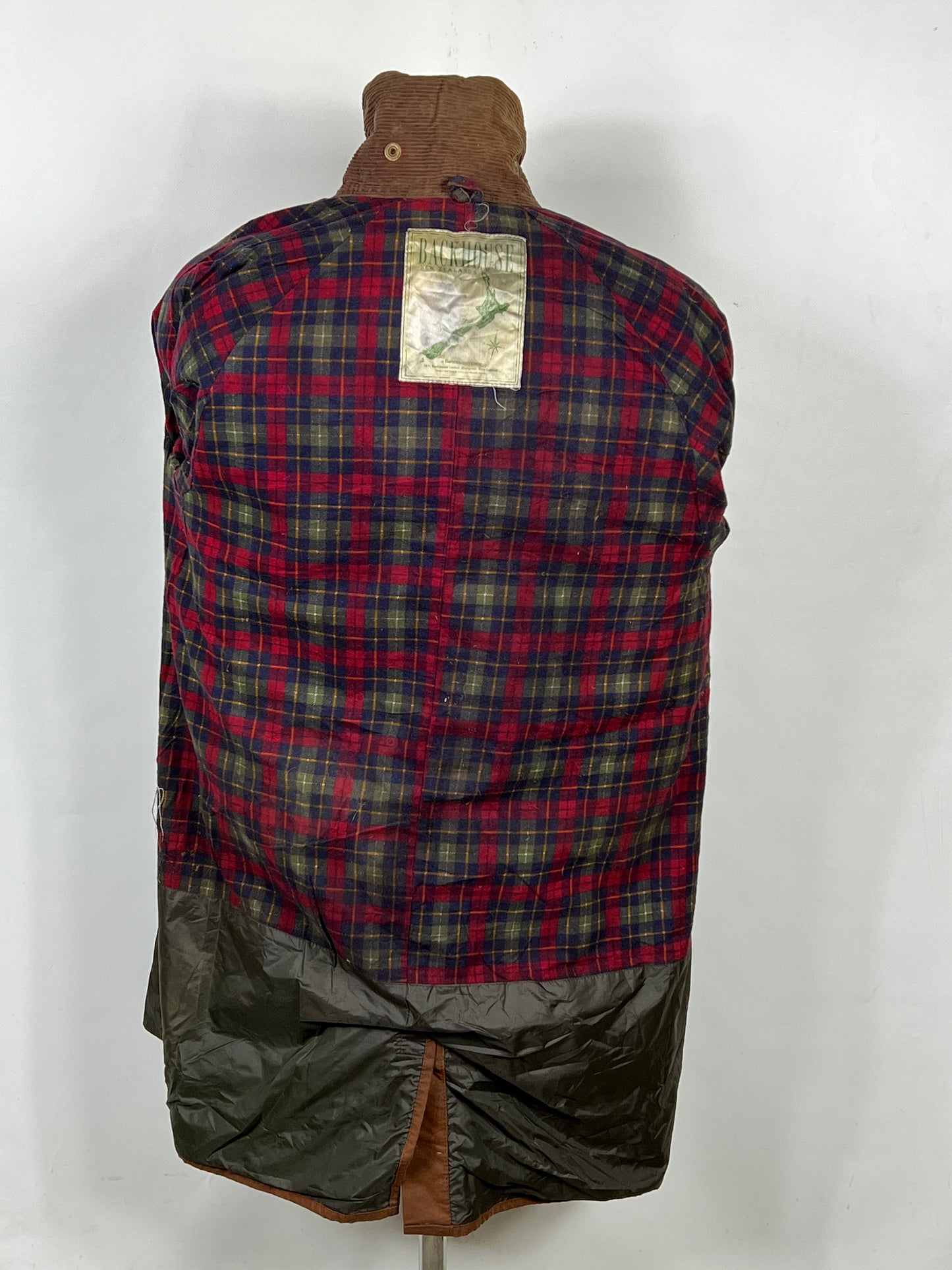 Raro Barbour Backhouse Marrone cerato C40/102cm - Brown Wax Backhouse Jacket size M