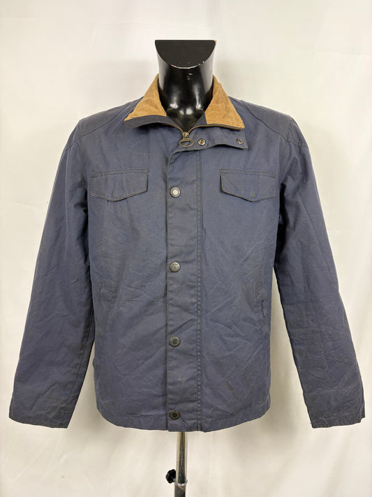 Giacca Barbour cerata corta uomo Blu Medium- Man Navy Lomond jacket wax jacket Size M