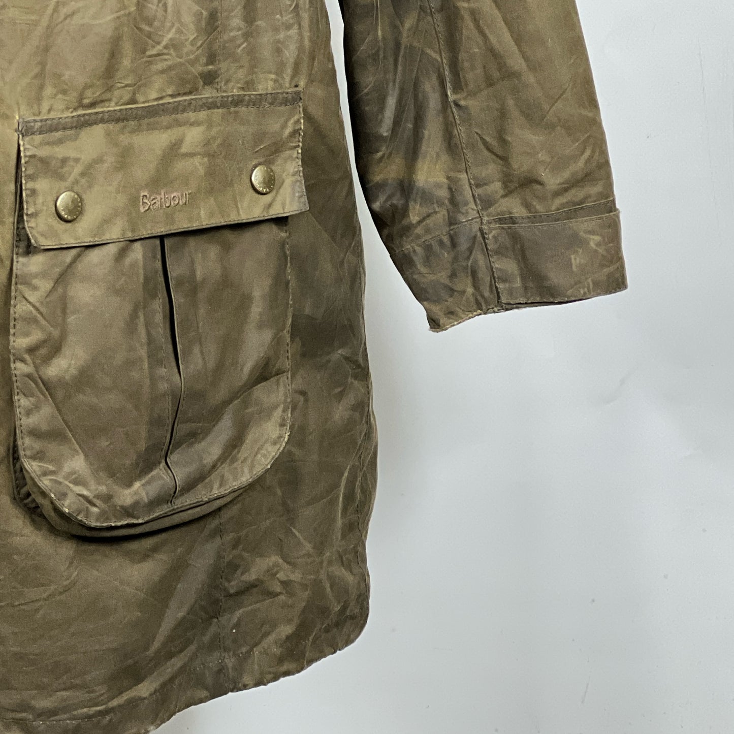 Parka Barbour Verde Unisex EU 42 - Winter Tors wax Parka Green jacket size uk16