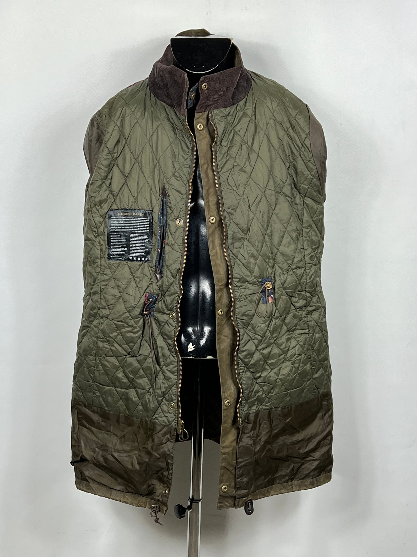 Parka Barbour Verde Unisex tg.46/48 ita - Winter Tors wax Parka Green jacket size uk16