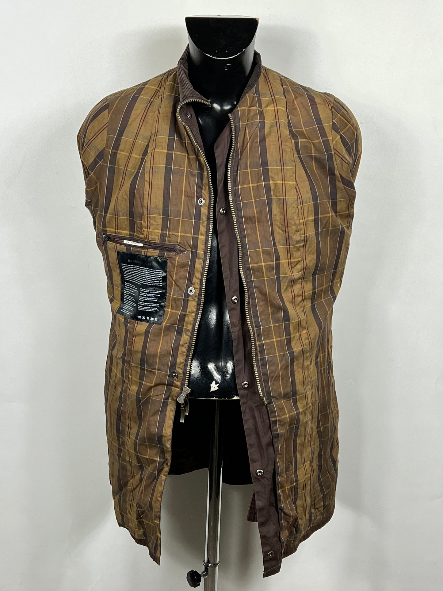 Barbour Giacca donna marrone leggero UK14 Tg. 42- Light Brown Jacket Size uk14