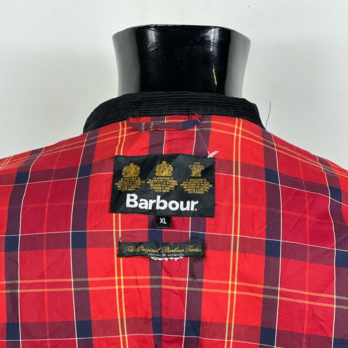 Barbour International uomo Enfield Nero XL Man Black Enfield waxed Jacket Size XL