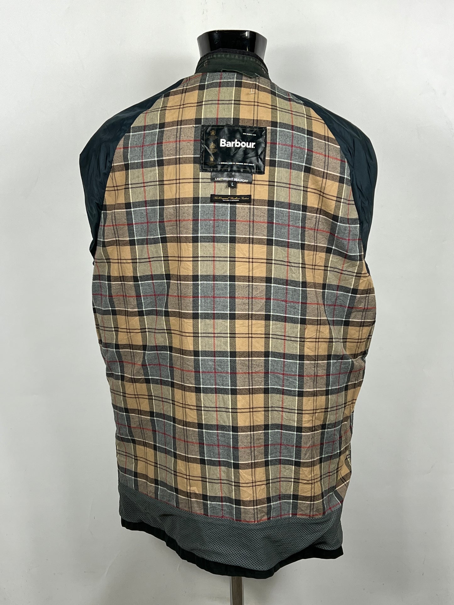 Giacca Barbour Lightweight Beaufort Nera Large - Black Lightweight Beaufort jacket L