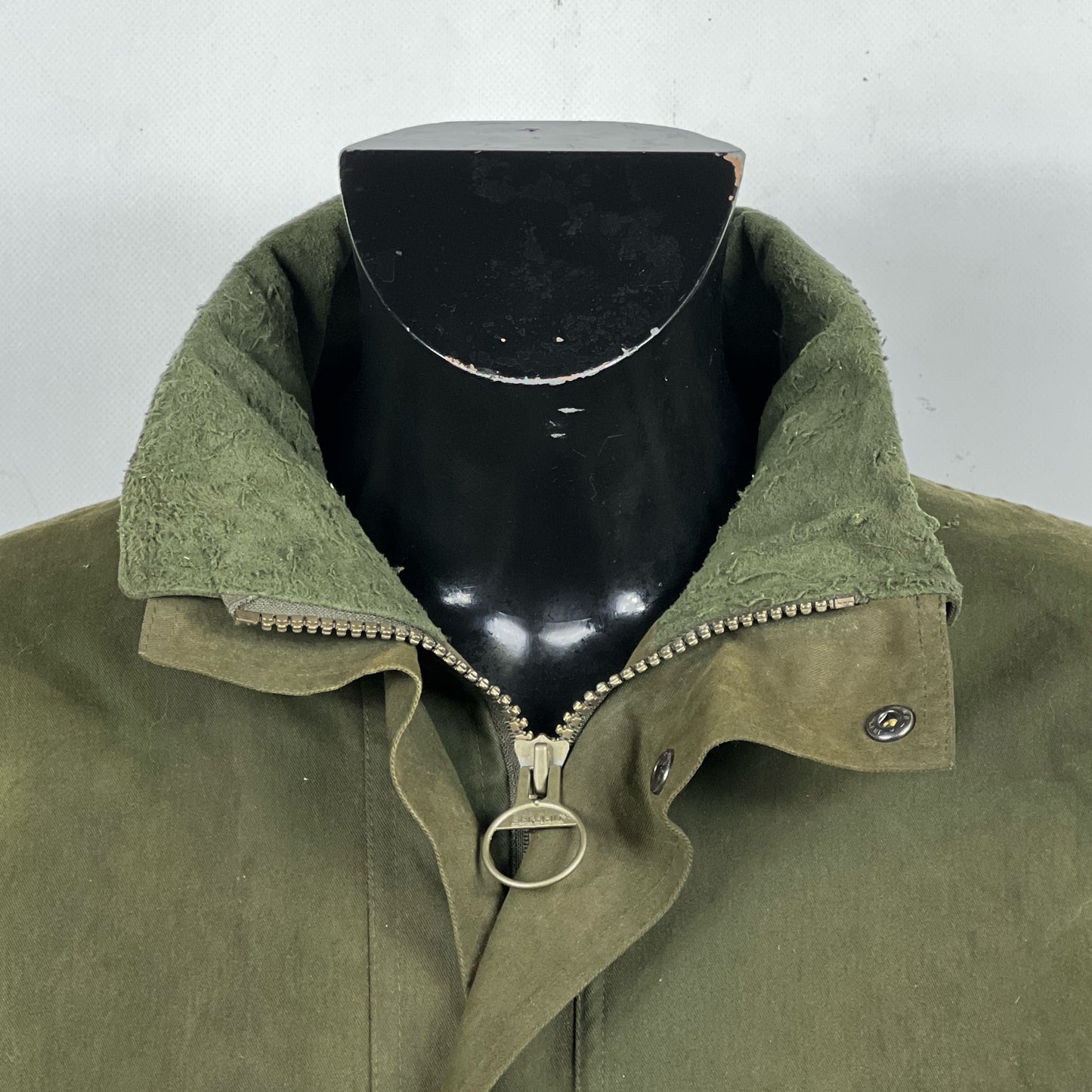 Barbour Giacca Uomo Impermeabile verde Large Trapper Endurance Jacket size L