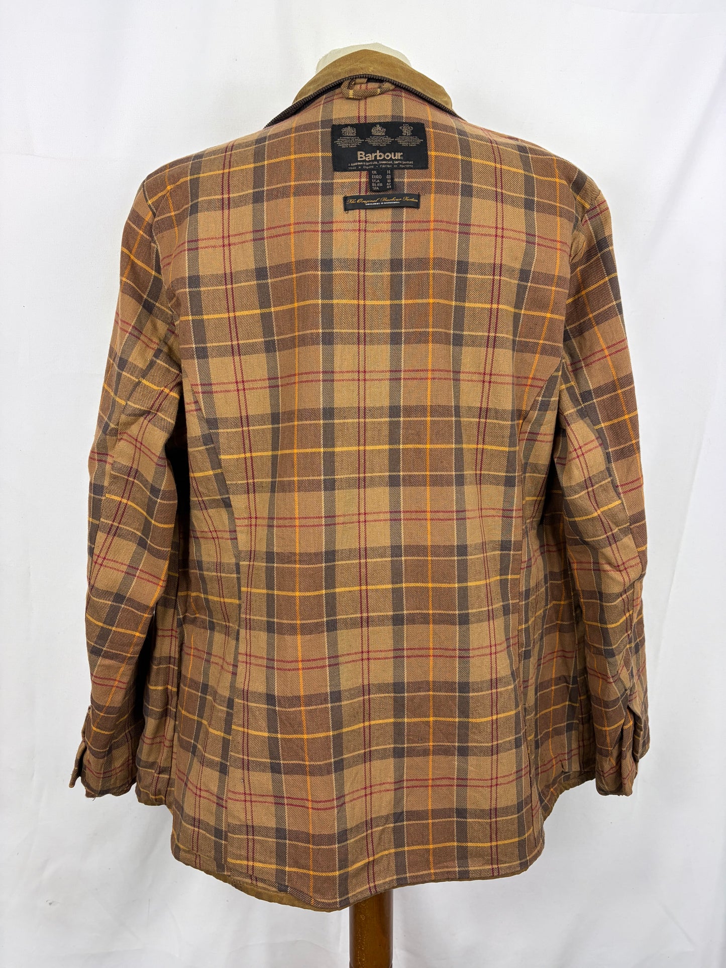 Giacca Barbour International beige Donna Medium UK14  -Lady International Beige UK14 Size M