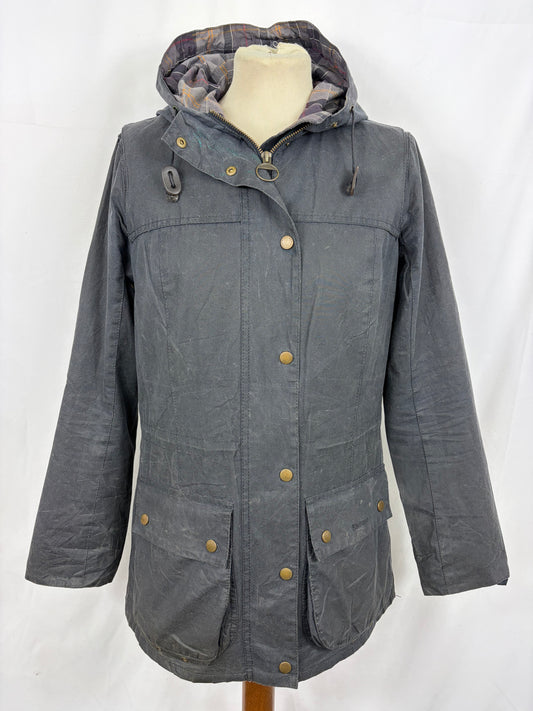 Giacca Barbour Vintage Durham blu Donna Medium UK12 -Lady Navy Vintage Durham Size uk12 - Shop In London