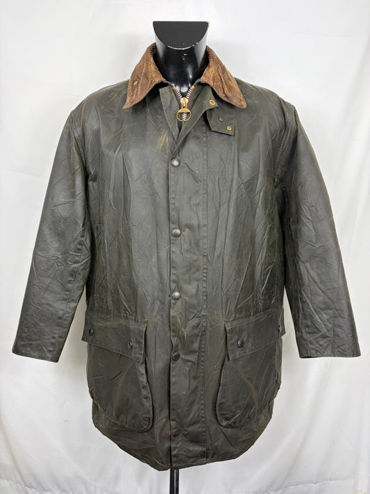 Giacca Barbour Vintage Northumbria C42/107 cm-Green Waxed Northumbria Jacket Size Large