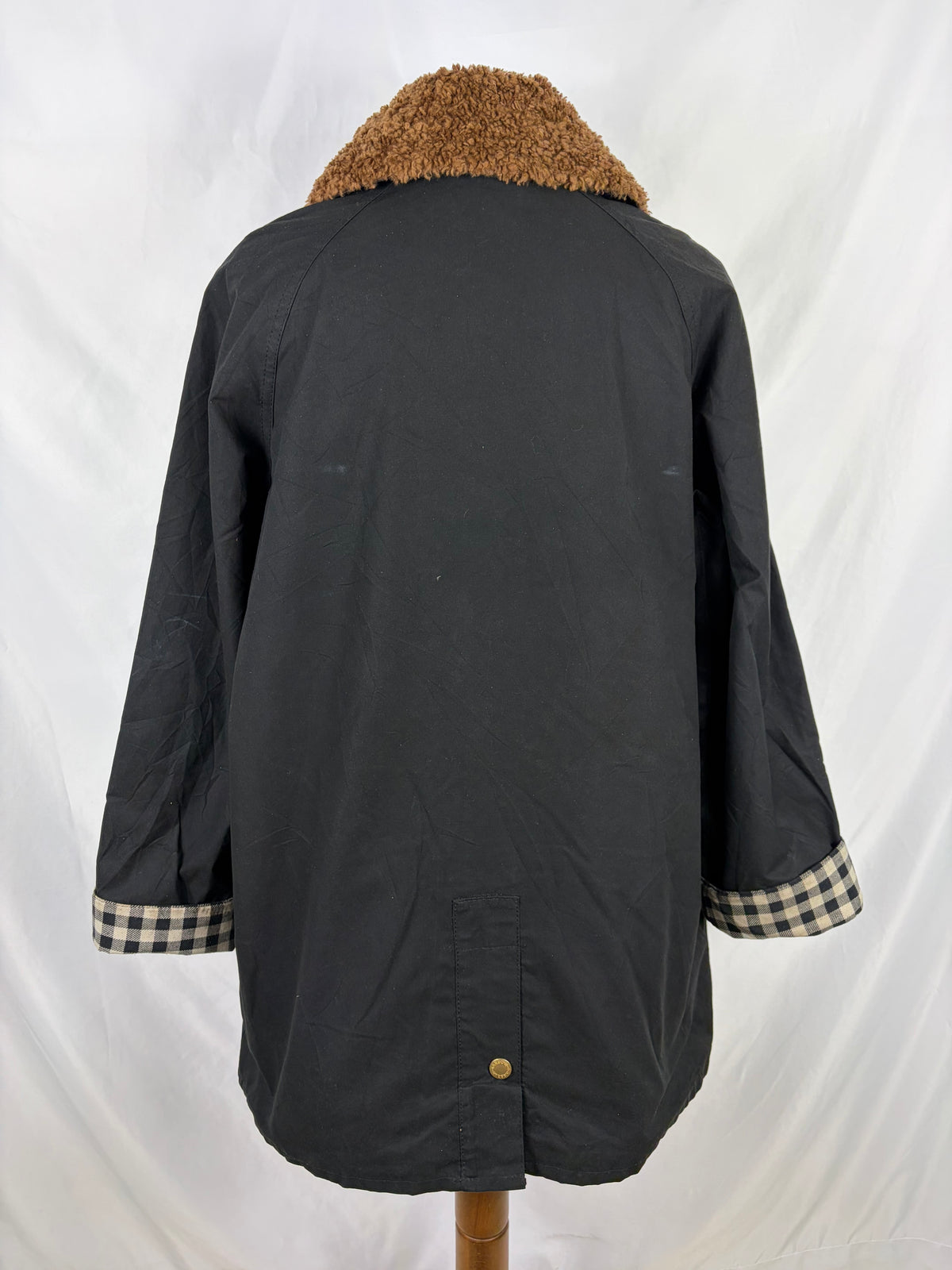 Barbour X Alexa Chung Thainstone Nero uk12 Medium -Rare Black Jacket by Alexa Chung size M