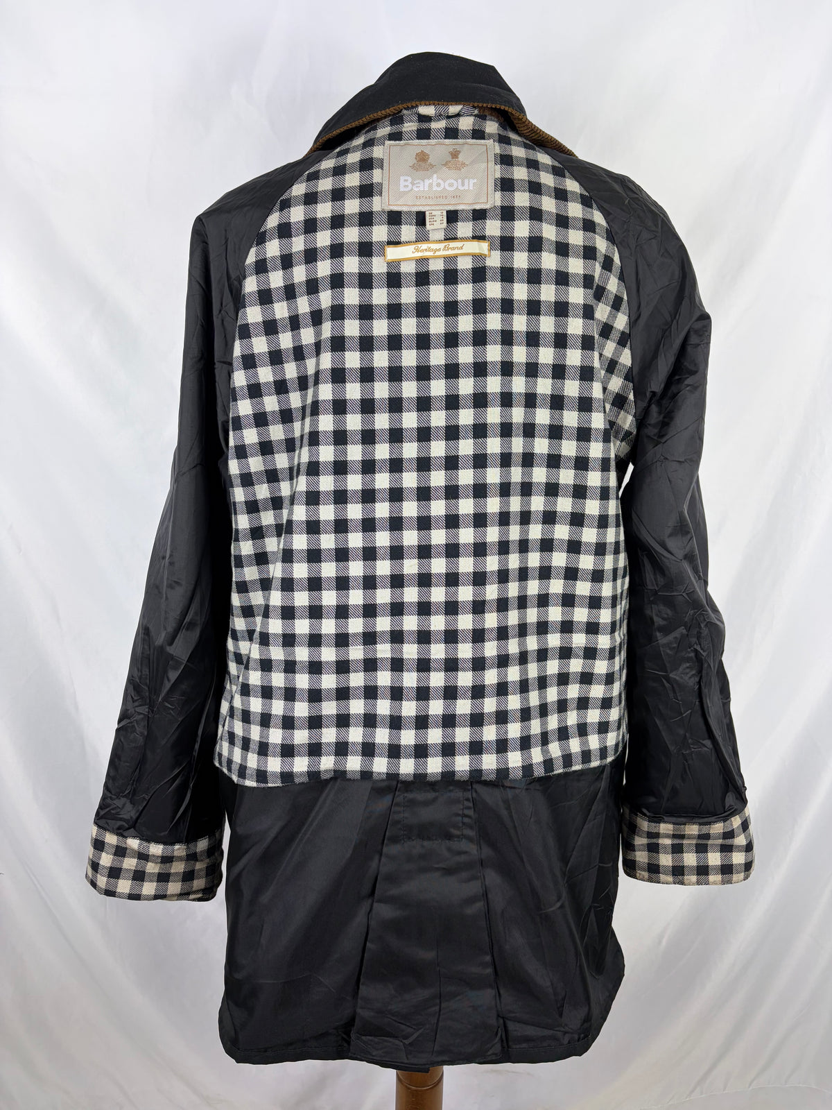 Barbour X Alexa Chung Thainstone Nero uk12 Medium -Rare Black Jacket by Alexa Chung size M