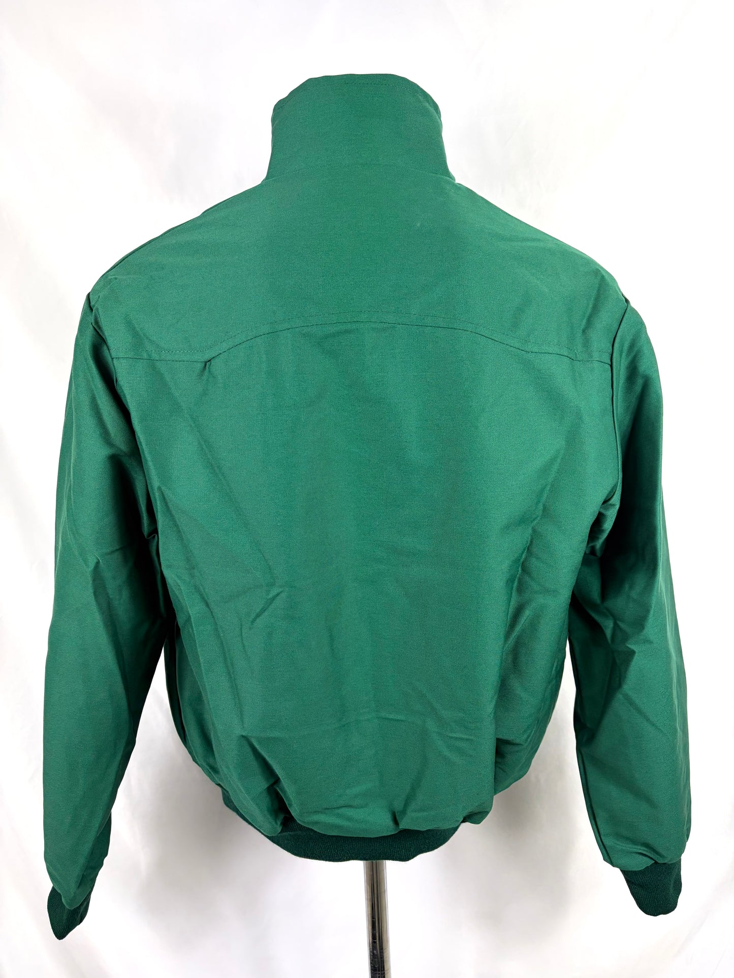 Giacca Harrington verde da uomo in cotone  Made in England - Man Green Harrington Jacket - Shop In London