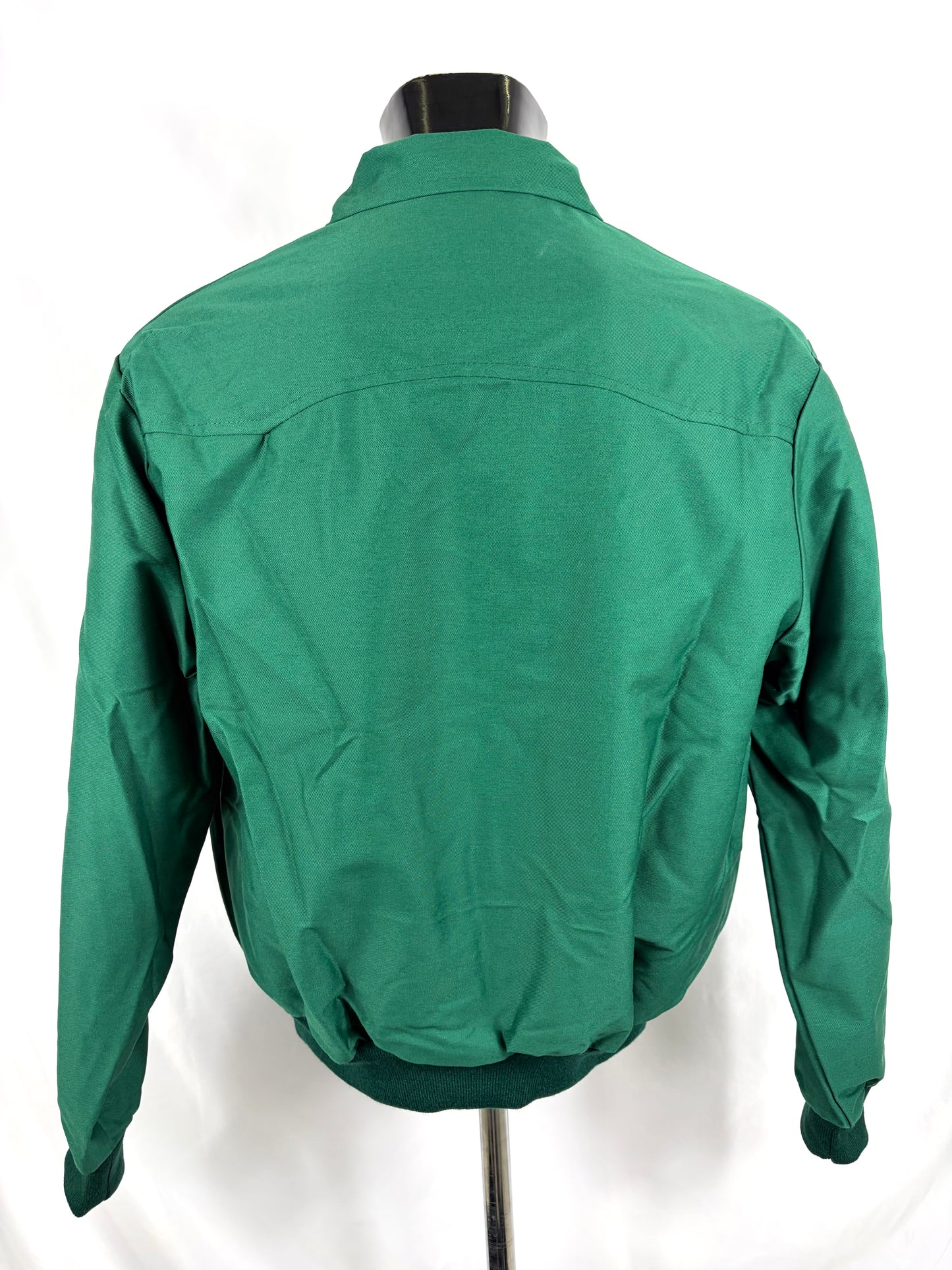 Giacca Harrington verde da uomo in cotone  Made in England - Man Green Harrington Jacket - Shop In London