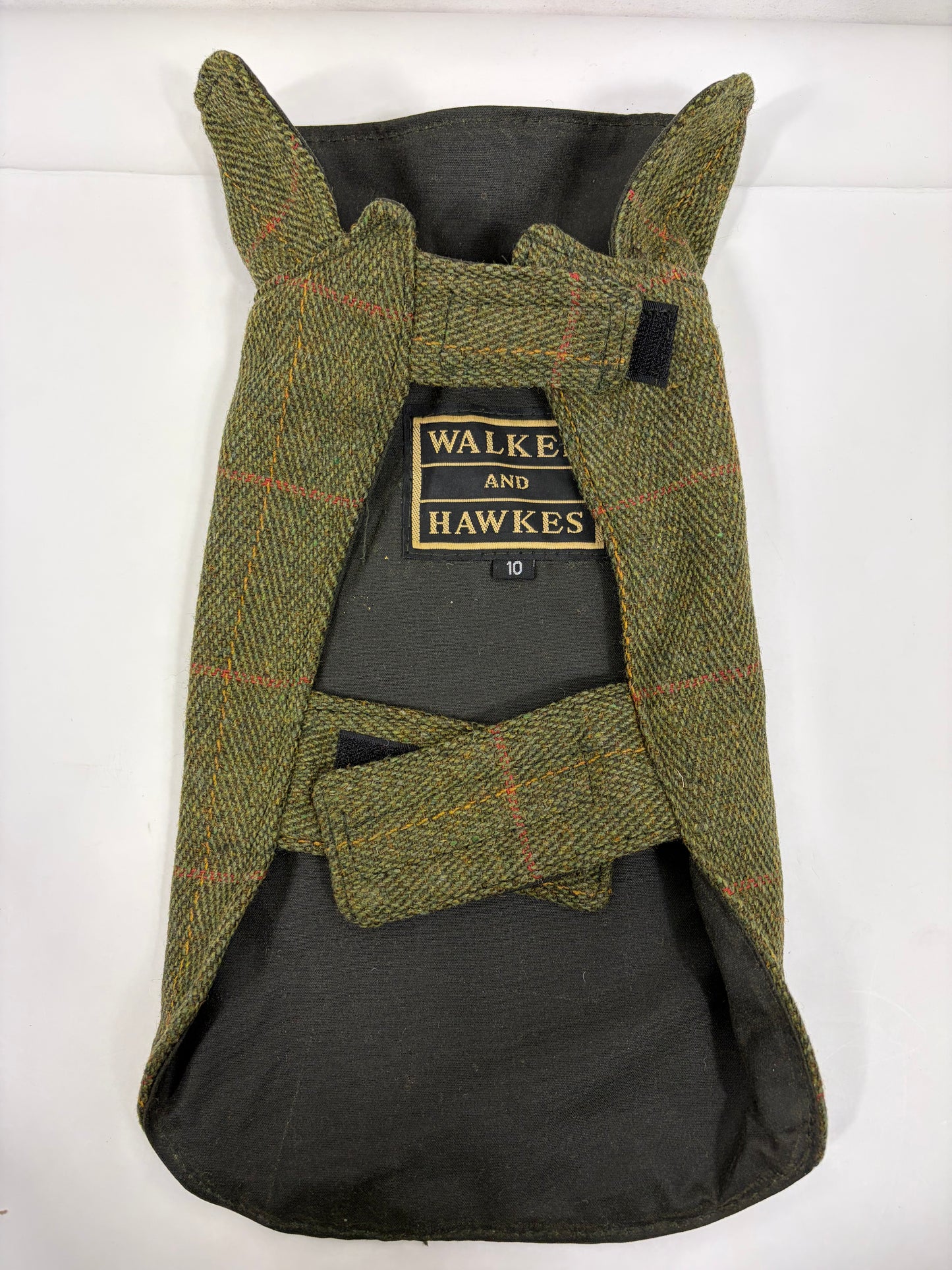 Cappotto per cane in lana tweed e in cotone cerato - Shop In London