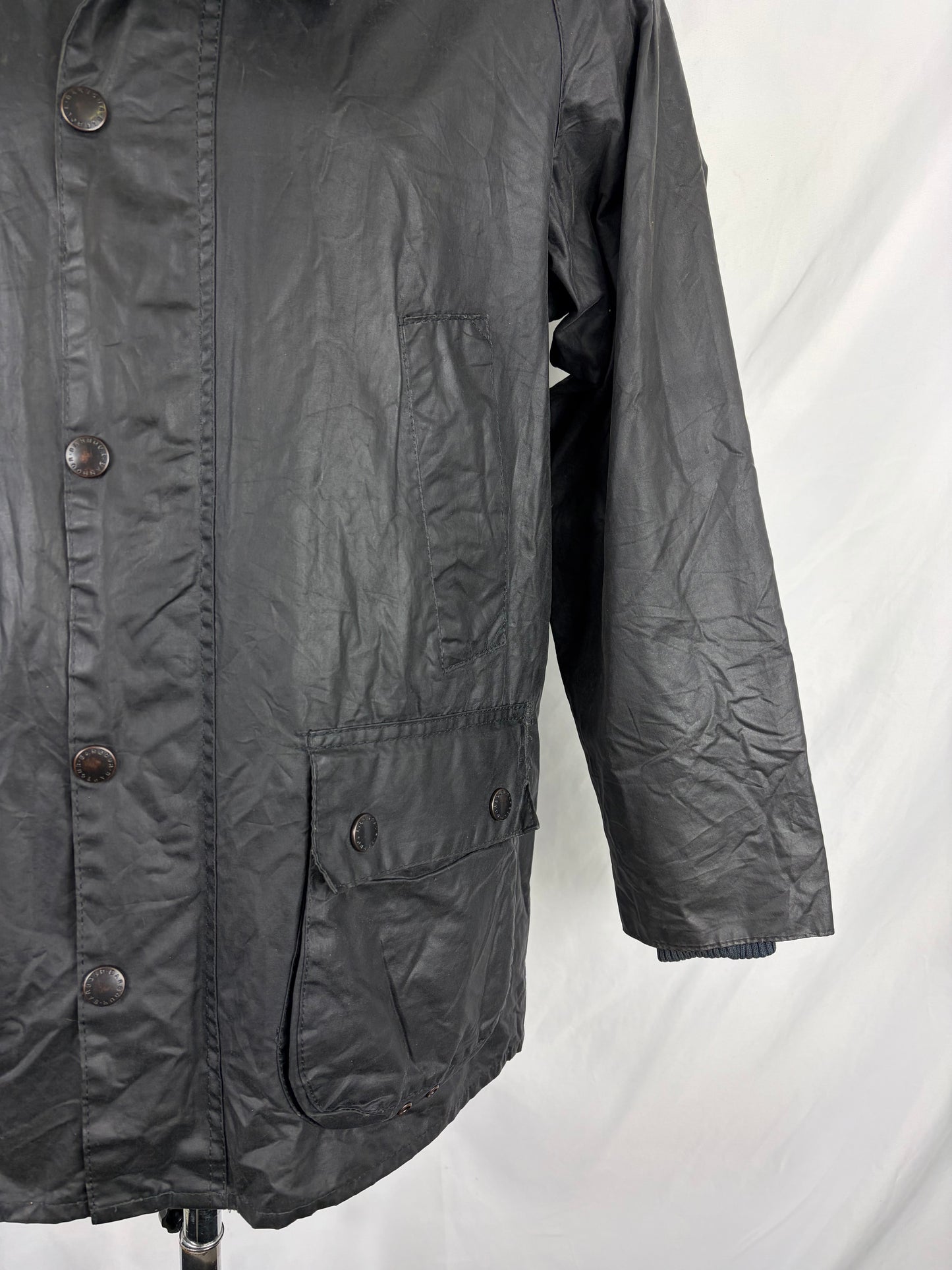 Barbour Bedale vintage blu cerato C36/91 CM  Vintage Bedale Waxed jacket size c36 Small