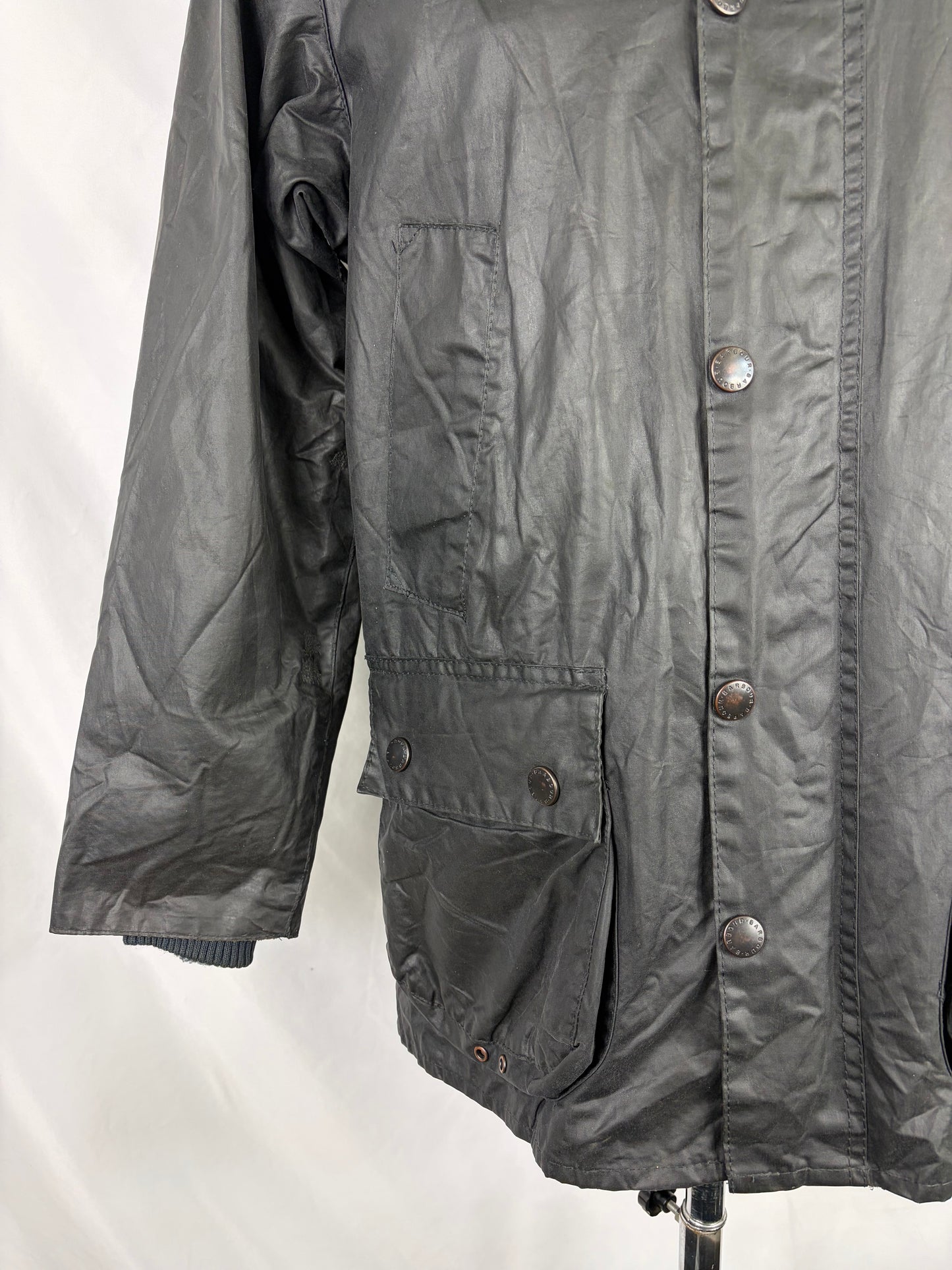 Barbour Bedale vintage blu cerato C36/91 CM  Vintage Bedale Waxed jacket size c36 Small