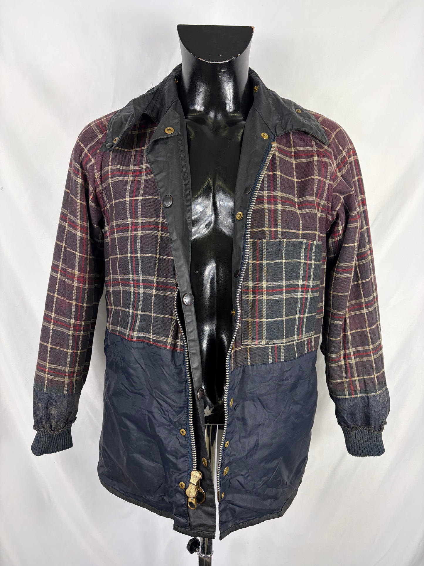 Barbour Bedale vintage blu cerato C36/91 CM  Vintage Bedale Waxed jacket size c36 Small
