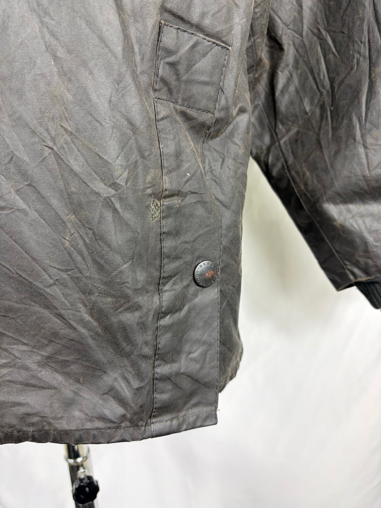 Barbour Vintage Giacca Bedale nero C40/102 CM - Black Bedale wax man jacket Size Medium